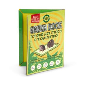 163 גרין בוק ספר עומד פתוח חלקית
